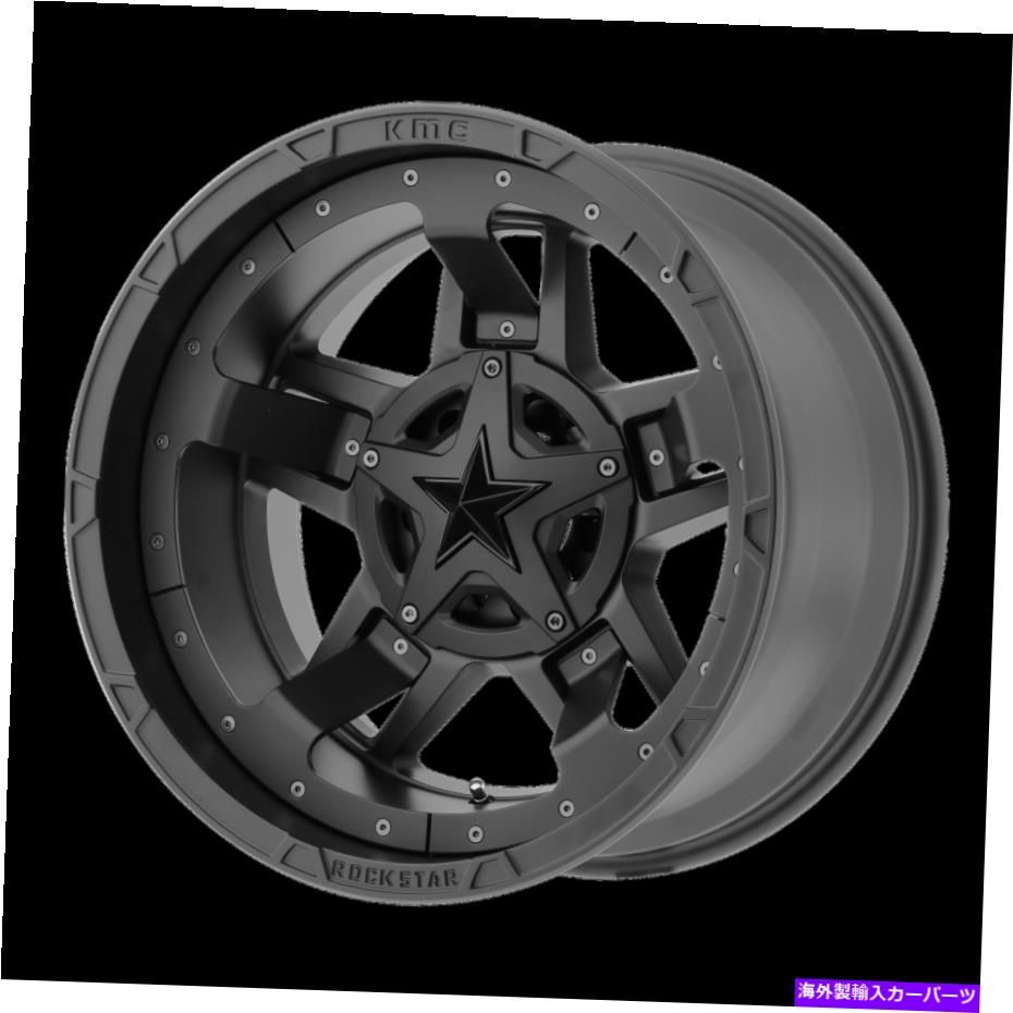 ホイール　４本セット 17x9 XDシリーズXD827マットブラックホイール8x6.5（-12mm）セット4 17x9 XD Series XD827 Matte Black Wheels 8x6.5 (-12mm) Set of 4【並行輸入品】