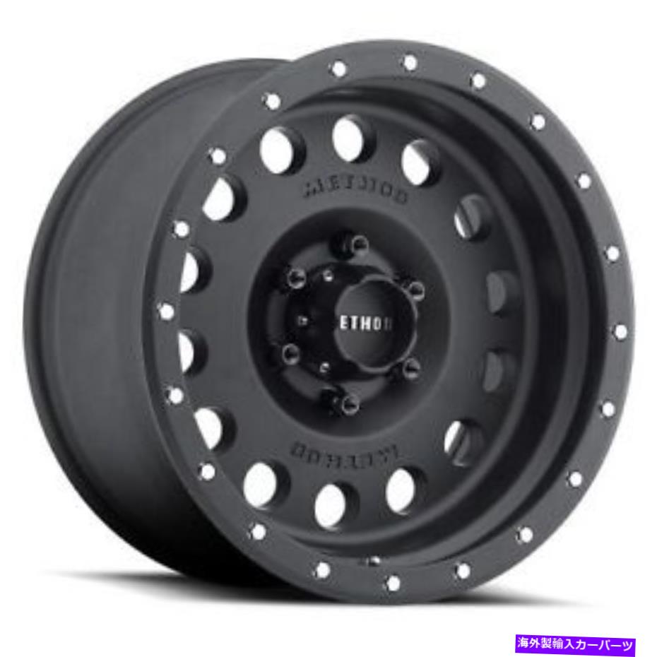 ホイール　４本セット 17x8.5メソッドMR307ホールマットブラックホイール6x5.5（0mm）4のセット 17x8.5 Method MR307 Hole Matte Black Wheels 6x5.5 (0mm) Set of 4【並行輸入品】｜Us Custom Parts Shop USDM