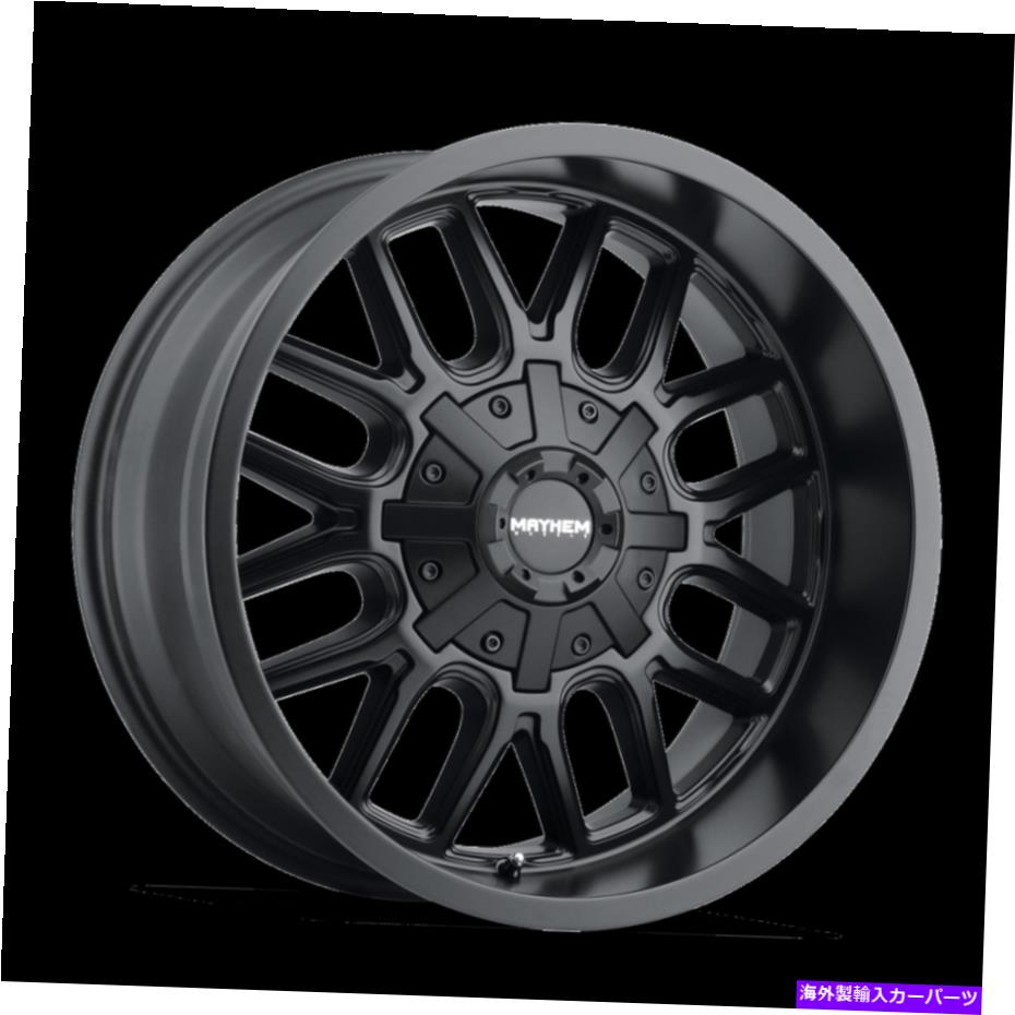 ホイール　４本セット 20x9 Mayhem Cogent Matteブラックホイール6x135/6x5.5（13mm）4のセット 20x9 MAYHEM Cogent Matte Black Wheels 6x135/6x5.5 (13mm) Set of 4【並行輸入品】