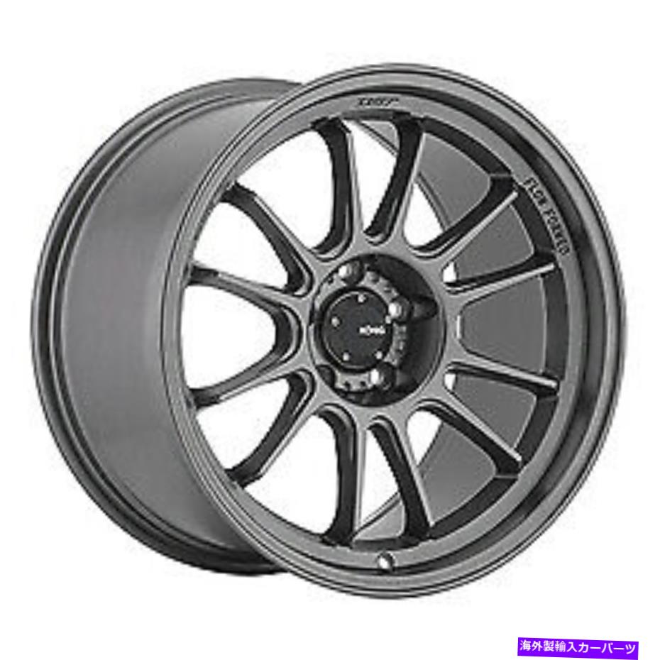 ホイール　４本セット 17x8 konig 47mgハイパーグラムマットグレーホイール4x108（40mm）セット4 17x8 Konig 47MG Hypergram Matte Grey Wheels 4x108 (40mm) Set of 4【並行輸入品】