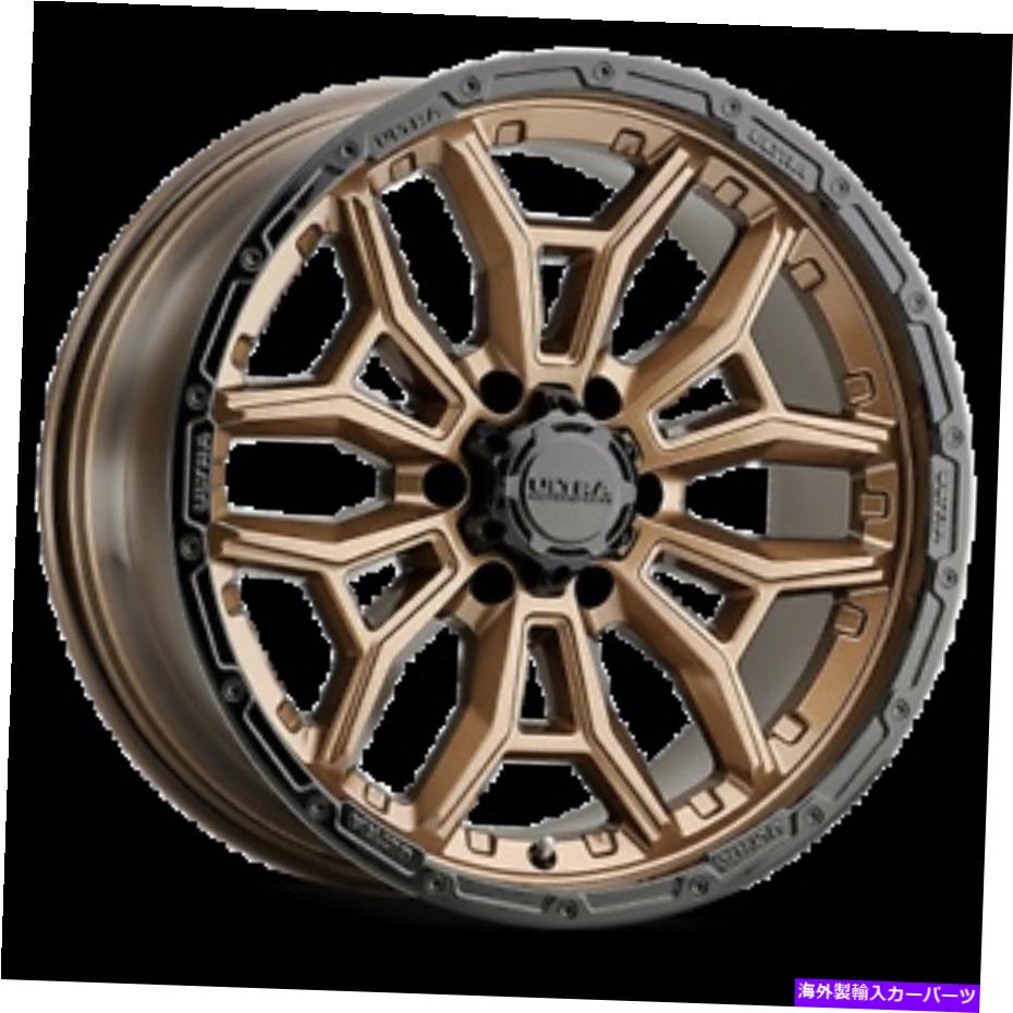 ホイール 4本セット 17x9 Ultra 126bz Warmonger 6ブロンズブラックリップホイール6x135(18mm)セット4 17x9 Ultra 126BZ Warmonger 6 Bronze Black Lip Wheels 6x135 (18mm) Set of 4【並行輸入品】