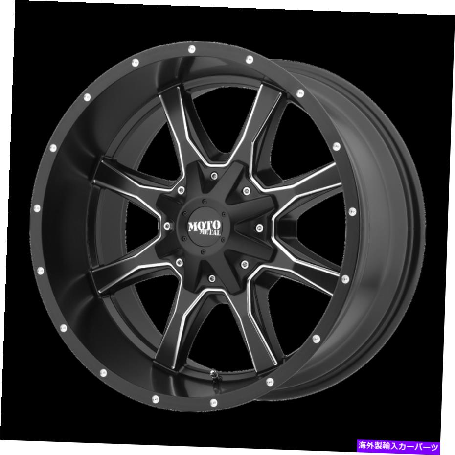 ホイール　４本セット 18x9 Moto Metal Mo970ブラックミリングホイール6x135/6x5.5（18mm）セット4 18x9 Moto Metal MO970 Black Milled Wheels 6x135/6x5.5 (18mm) Set of 4【並行輸入品】 312,939円