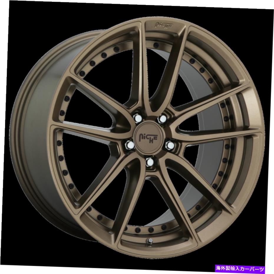 ホイール　４本セット 19x9.5ニッチ1PC M222 DFSマットブロンズホイール5x112（48mm）セット4 19x9.5 Niche 1pc M222 DFS MATTE BRONZE Wheel 5x112 (48mm) Set of 4【並行輸入品】｜Us Custom Parts Shop USDM