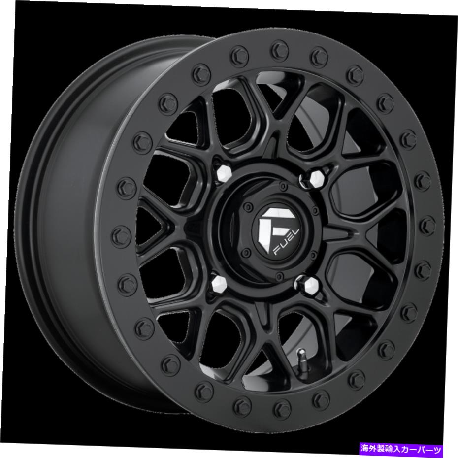 ホイール　４本セット 15x7 D916 Fuel Tech UTVマットブラックホイール4x156（38mm）セット4のセット 15x7 D916 Fuel Tech UTV Matte Black Wheels 4x156 (38mm) Set of 4【並行輸入品】｜Us Custom Parts Shop USDM