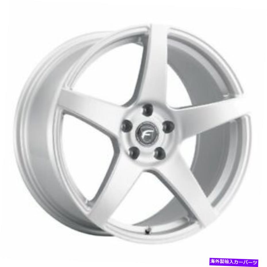 ホイール　４本セット 19x9 forgestar f116 cf5グロスシルバーホイール5x4.5（35mm）セット4のセット 19x9 Forgestar F116 CF5 Gloss Silver Wheels 5x4.5 (35mm) Set of 4【並行輸入品】