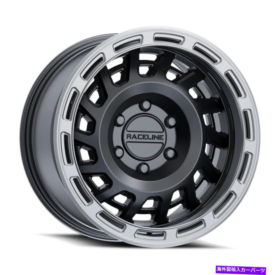 ホイール　４本セット 17x9 Raceline 957bs Halo Satin Black w/ Silver Wheels 8x170（-12mm）セット4 17x9 Raceline 957BS Halo Satin Black W/ Silver Wheels 8x170 (-12mm) Set of 4【並行輸入品】｜Us Custom Parts Shop USDM
