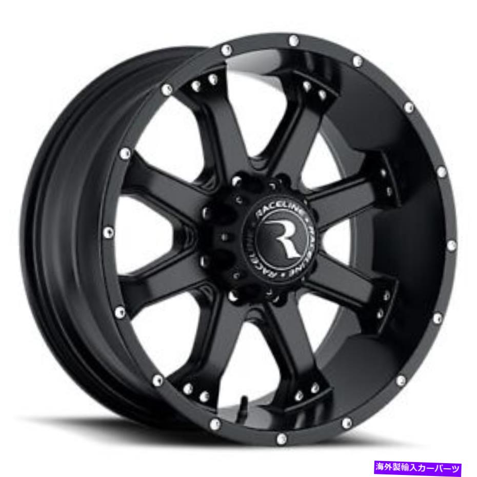 ホイール 4本セット 18x9レーシャライン991bアサルトサテンブラックホイール8x6.5(0mm)セット4のセット 18x9 Raceline 991B Assault Satin Black Wheels 8x6.5 (0mm) Set of 4【並行輸入品】|Us Custom Parts Shop USDM