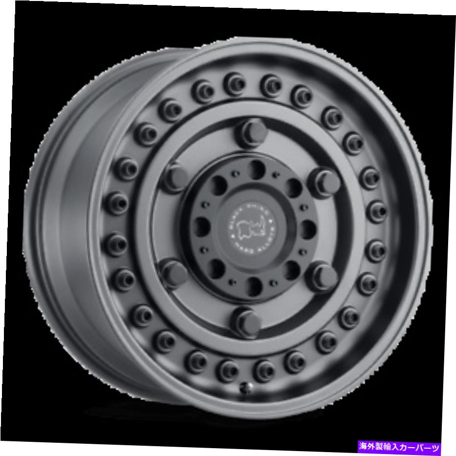 ホイール　４本セット 17x9.5ブラックサイアーモリーガンブラックホイールブランク（6mm）4のセット 17x9.5 Black Rhino Armory Gun Black Wheels Blank (6mm) Set of 4【並行輸入品】