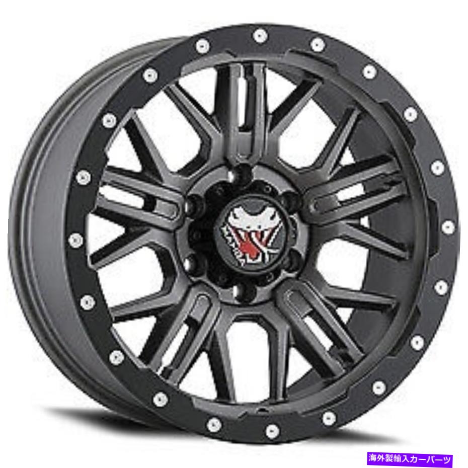 ホイール 4本セット 17x9マンバ597mg M25マットグレーホイール6x135(12mm)セット4 17x9 Mamba 597MG M25 Matte Grey Wheels 6x135 (12mm) Set of 4【並行輸入品】|Us Custom Parts Shop USDM