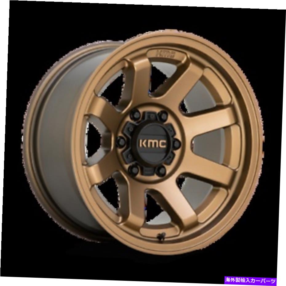 ホイール　４本セット 17x9 kmc km723トレイルマットブロンズホイール5x5（-12mm）セット4 17x9 KMC KM723 TRAIL Matte Bronze Wheels 5x5 (-12mm) Set of 4【並行輸入品】