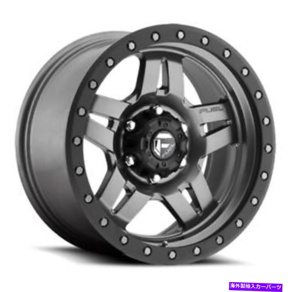 ホイール　４本セット 16x8 D558 Fuel Anza Matte Gunmetal Wheels 6x5.5（1mm）セット4のセット 16x8 D558 Fuel Anza Matte Gunmetal Wheels 6x5.5 (1mm) Set of 4【並行輸入品】