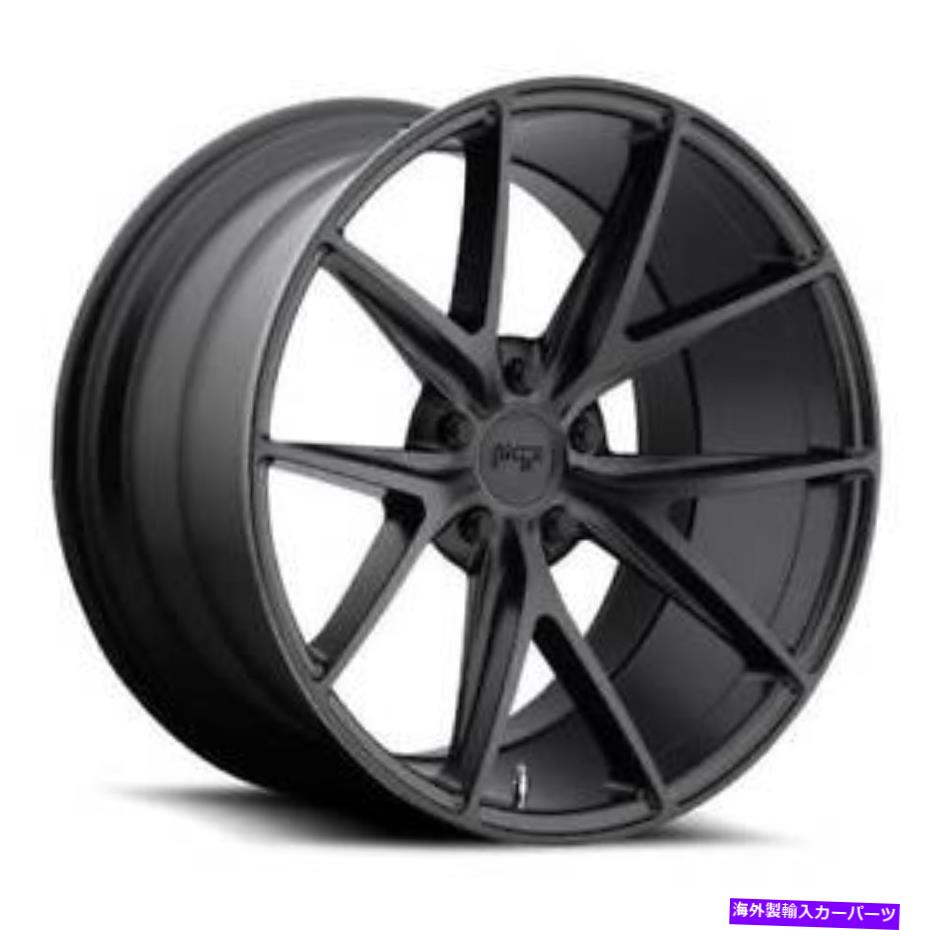 ホイール 4本セット 18x8 M117ニッチミサノマットブラックホイール5x110(40mm)セット4のセット 18x8 M117 Niche Misano Matte Black Wheels 5x110 (40mm) Set of 4【並行輸入品】|Us Custom Parts Shop USDM
