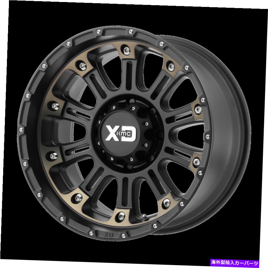 ホイール　４本セット 17x9 XDシリーズXD829 HOSS 2ティントホイールw/ティントホイール6x5.5（18mm）4のセット 17x9 XD Series XD829 Hoss 2 Black Machined W/Tint Wheels 6x5.5 (18mm) Set of 4【並行輸入品】