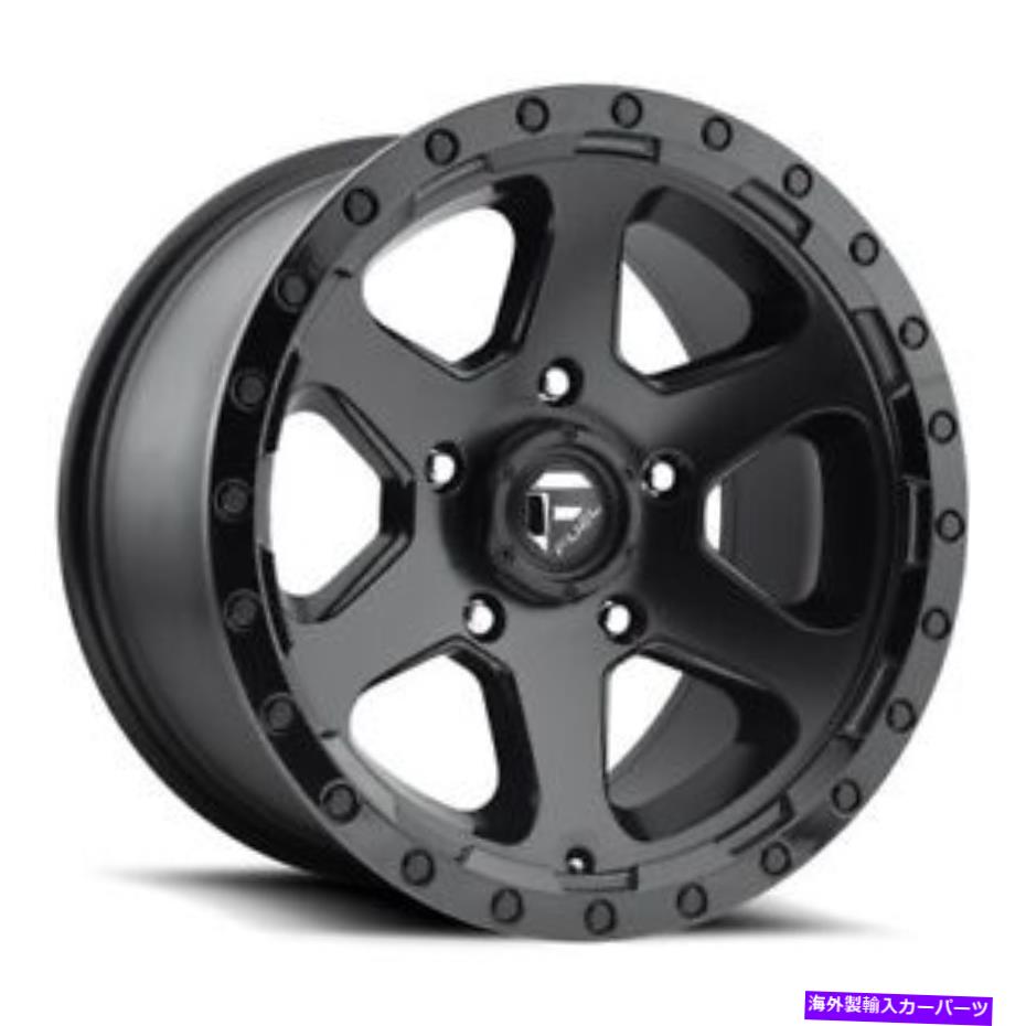 ホイール　４本セット 17x9 d589燃料リッパーマットブラックホイール6x5.5（-12mm）セット4 17x9 D589 Fuel Ripper Matte Black Wheels 6x5.5 (-12mm) Set of 4【並行輸入品】｜Us Custom Parts Shop USDM