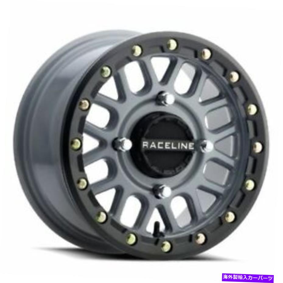 ホイール　４本セット 14x7 Raceline A93SG Podium UTVステルスグレーホイール4x156（10mm）4のセット 14x7 Raceline A93SG Podium UTV Stealth Grey Wheels 4x156 (10mm) Set of 4【並行輸入品】