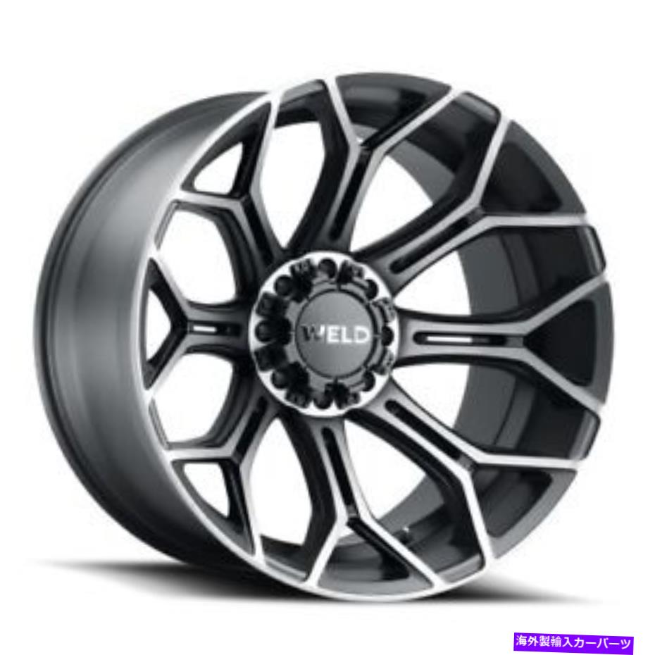 ホイール　４本セット 22x12溶接オフロードW112グラデントブラックマッハDDTホイール8x170（-44mm）セット4 22x12 WELD Off-Road W112 Gradient Black Mach DDT Wheels 8x170 (-44mm) Set of 4【並行輸入品】