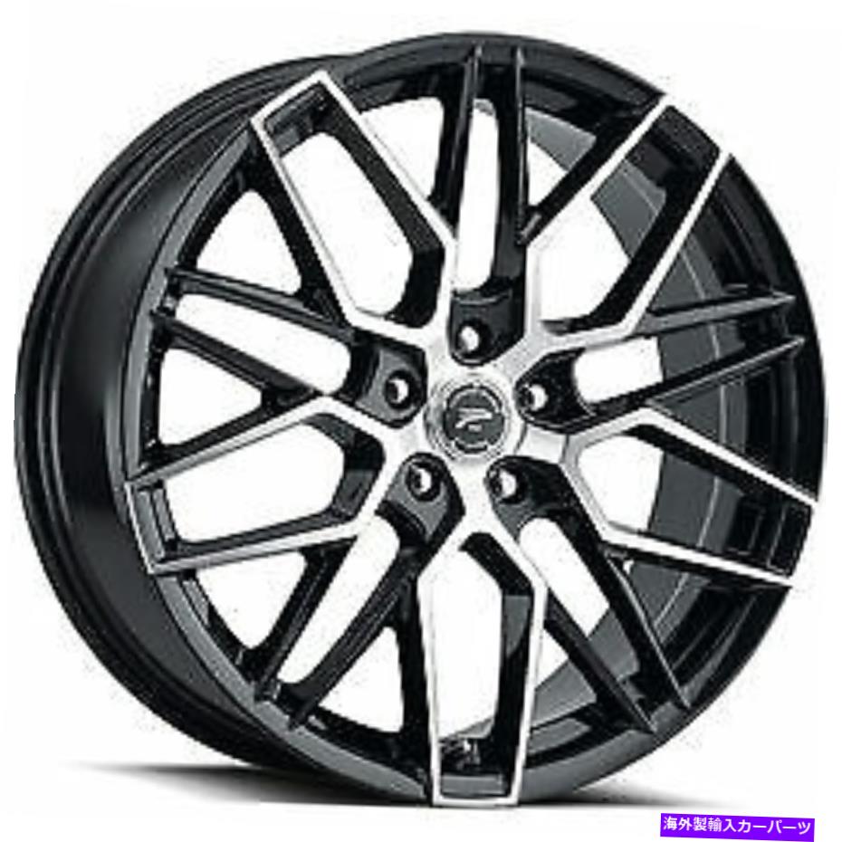 ホイール　４本セット 20x8.5 Platinum 459U報復グロスブラックホイール5x120（40mm）セット4 20x8.5 Platinum 459U Retribution Gloss Black Wheels 5x120 (40mm) Set of 4【並行輸入品】