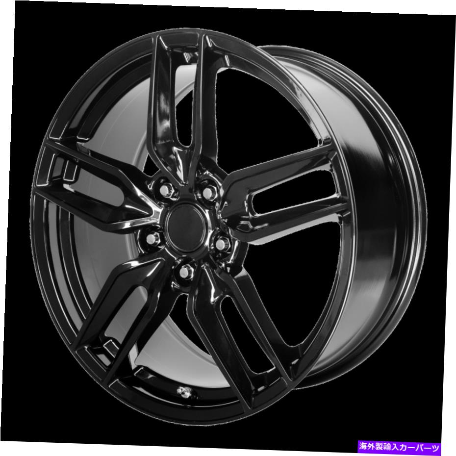 ホイール　４本セット 19x8.5 OE Creations PR160 Gloss BlackWheels 5x4.75（56mm）セット4 19x8.5 OE Creations PR160 Gloss Black Wheels 5x4.75 (56mm) Set of 4【並行輸入品】