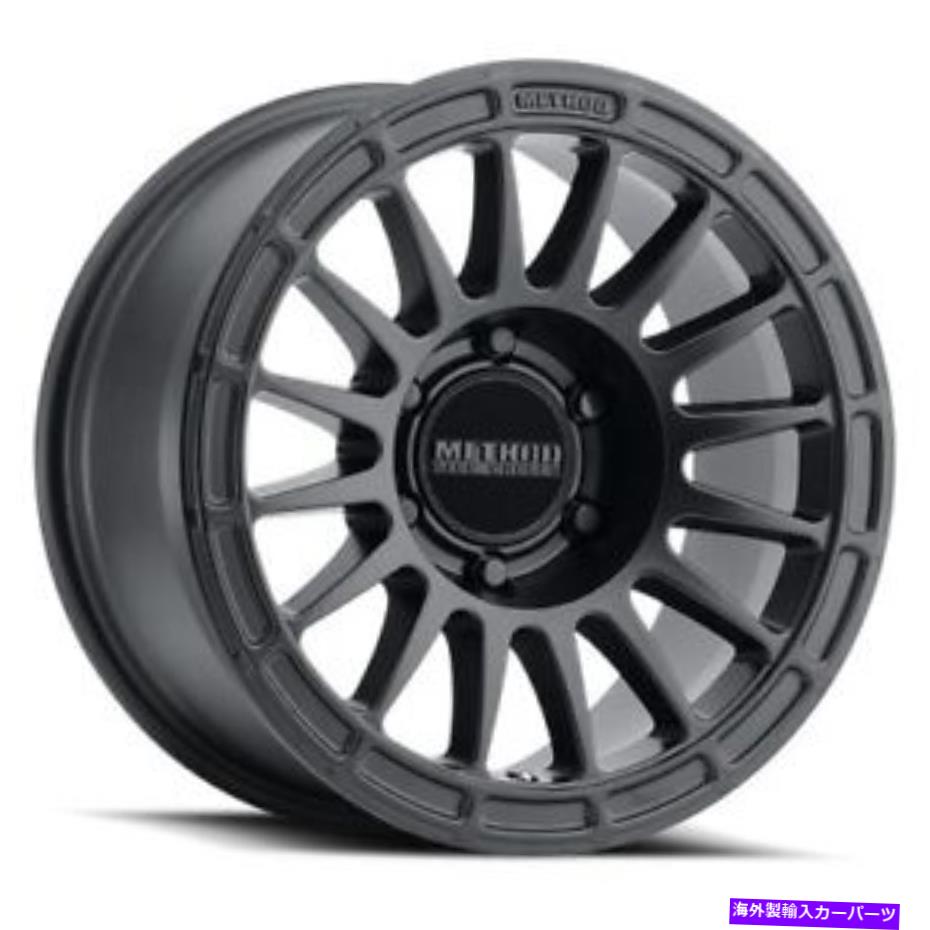 ホイール　４本セット 17x8.5メソッドMR314マットブラックホイール6x5.5（0mm）4のセット 17x8.5 Method MR314 Matte Black Wheels 6x5.5 (0mm) Set of 4【並行輸入品】