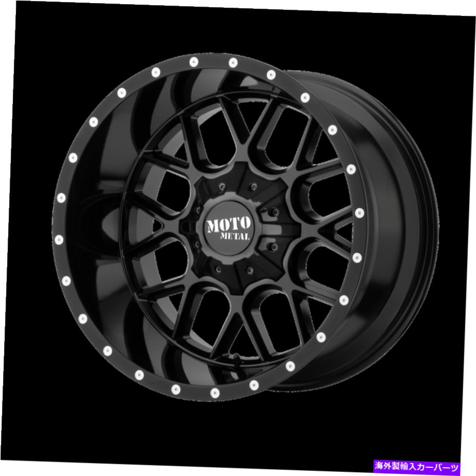 ホイール　４本セット 20x9 Moto Metal Mo986 Gloss BlackWheels 5x5.5/5x150（18mm）セット4 20x9 Moto Metal MO986 Gloss Black Wheels 5x5.5/5x150 (18mm) Set of 4【並行輸入品】