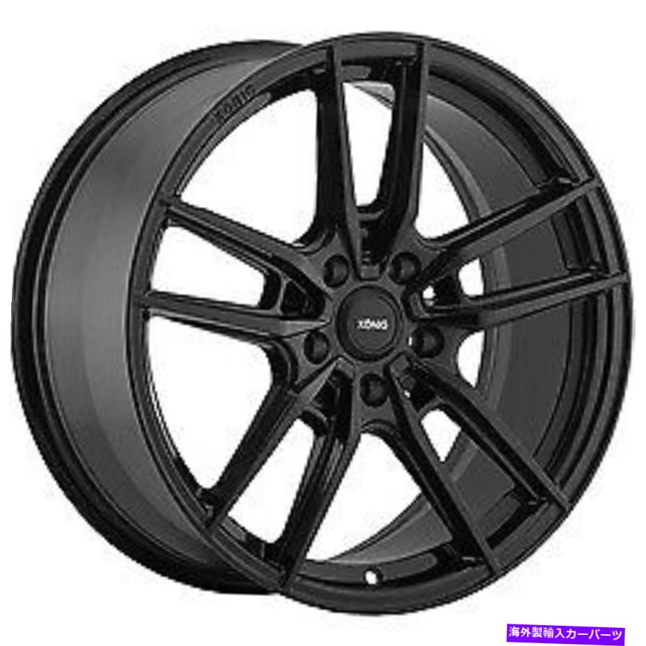 ホイール　４本セット 19x8.5 konig 55b神話光沢ブラックホイール5x120（40mm）セット4 19x8.5 Konig 55B Myth Gloss Black Wheels 5x120 (40mm) Set of 4【並行輸入品】｜Us Custom Parts Shop USDM