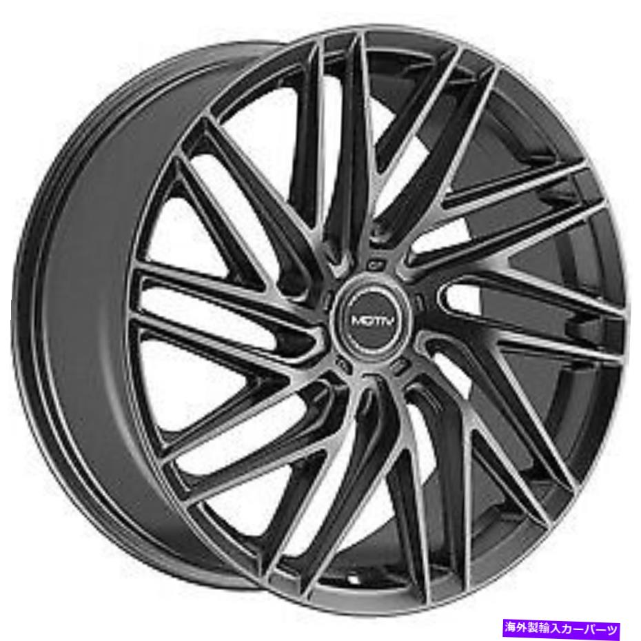 ホイール　４本セット 20x8.5 Motiv 429gアライングロスグラファイトホイール5x108（40mm）セット4のセット 20x8.5 Motiv 429G Align Gloss Graphite Wheels 5x108 (40mm) Set of 4【並行輸入品】