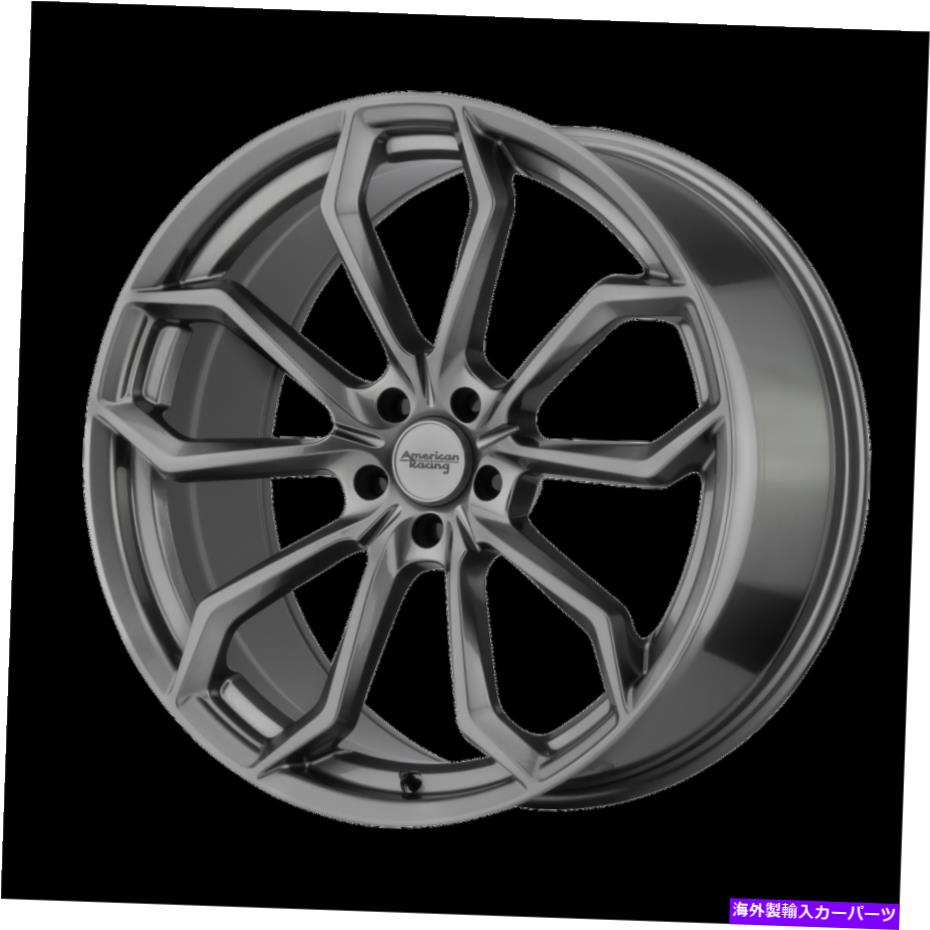 ホイール　４本セット 20x10.5アメリカンレーシングAR932グラファイトホイール5x4.5（45mm）セット4 20x10.5 American Racing AR932 Graphite Wheels 5x4.5 (45mm) Set of 4【並行輸入品】