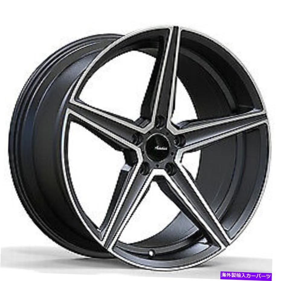 ホイール　４本セット 18x9 Advanti Racing 87mg Cammino Gunmetal Wheels 5x4.5（35mm）セット4 18x9 Advanti Racing 87MG Cammino Gunmetal Wheels 5x4.5 (35mm) Set of 4【並行輸入品】