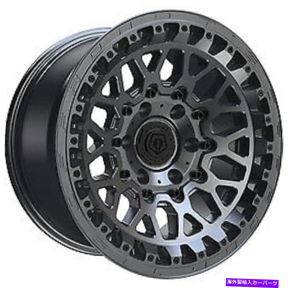 ホイール　４本セット 17x9 tis 555aサテン無塩化ホイール5x5（-12mm）セット4 17x9 TIS 555A Satin Anthracite Wheels 5x5 (-12mm) Set of 4【並行輸入品】