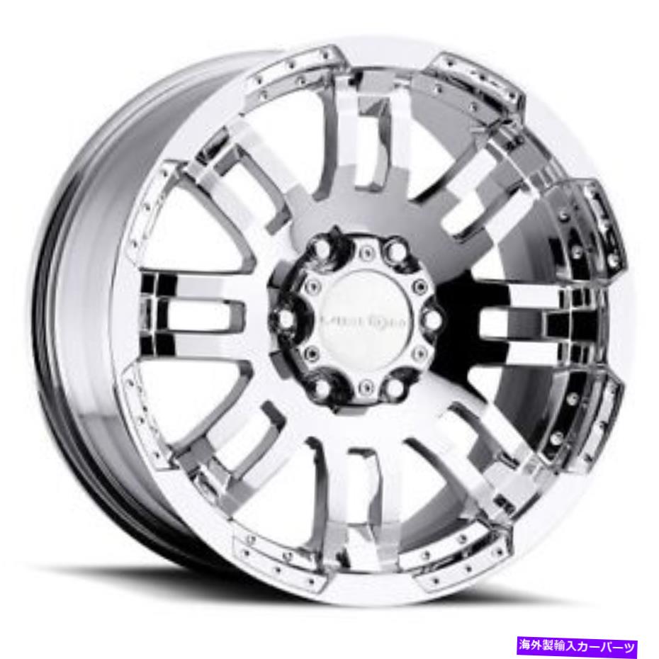 ホイール　４本セット 17x8.5ビジョンオフロード375ウォリアークロムホイール6x135（25mm）セット4 17x8.5 Vision Off-Road 375 Warrior Chrome Wheels 6x135 (25mm) Set of 4【並行輸入品】 312,939円
