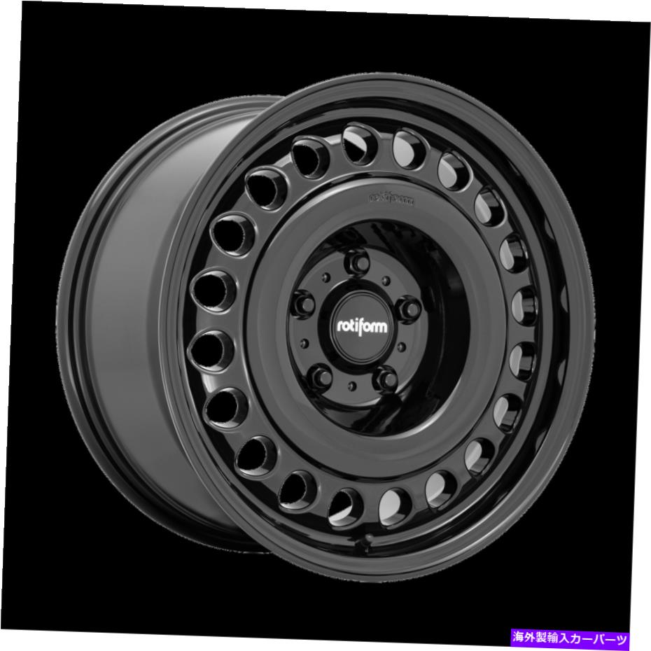 ホイール　４本セット 17x9 Rotiform R191 STL GLOSSブラックホイール5x5（0mm）4のセット 17x9 Rotiform R191 STL Gloss Black Wheels 5x5 (0mm) Set of 4【並行輸入品】