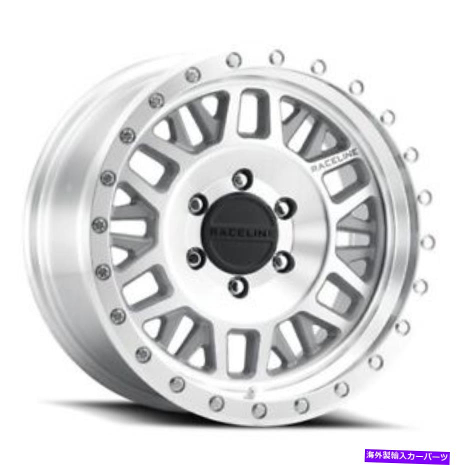 ホイール　４本セット 17x9 Raceline 951MC Ryno機械加工CCホイール6x5.5（-12mm）セット4 17x9 Raceline 951MC Ryno Machined CC Wheels 6x5.5 (-12mm) Set of 4【並行輸入品】