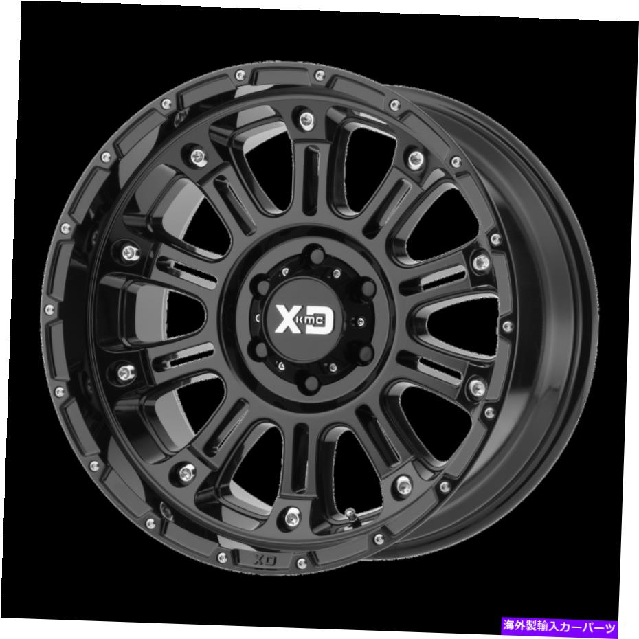 ホイール　４本セット 17x9 XDシリーズXD829ホス2グロスブラックホイール6x5.5（18mm）セット4 17x9 XD Series XD829 Hoss 2 Gloss Black Wheels 6x5.5 (18mm) Set of 4【並行輸入品】