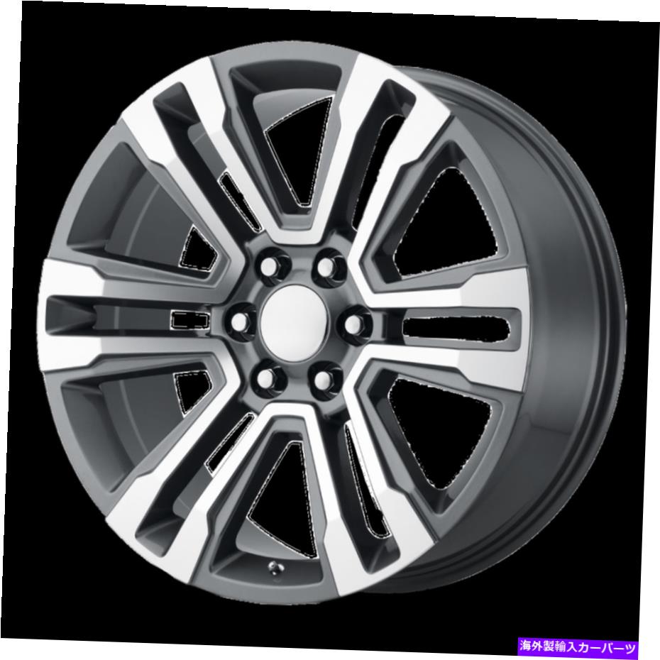 ホイール　４本セット 20x9 OE Creations PR182ガンメタル機械加工ホイール6x5.5（24mm）セット4 20x9 OE Creations PR182 Gunmetal Machined Wheels 6x5.5 (24mm) Set of 4【並行輸入品】