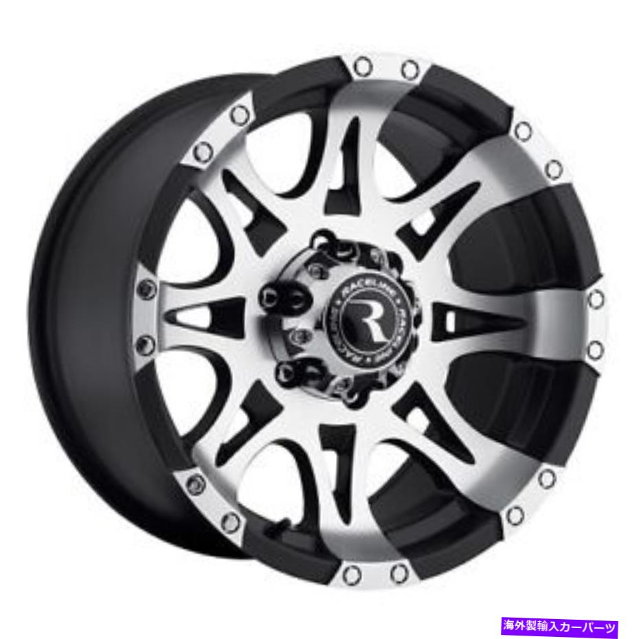 ホイール　４本セット 18x9レーシャライン982ラプターブラック/機械加工ホイール6x5.5（+12mm）セット4 18x9 Raceline 982 Raptor Black/Machined Wheels 6x5.5 (+12mm) Set of 4【並行輸入品】｜Us Custom Parts Shop USDM
