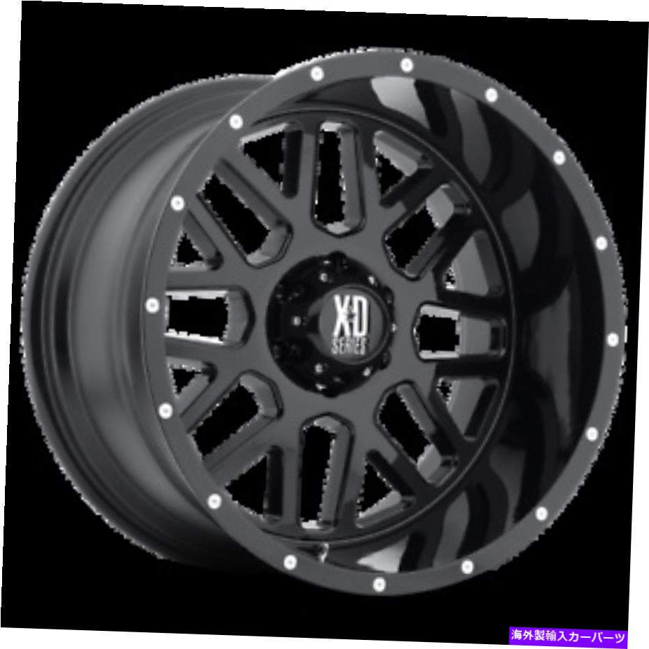 ホイール　４本セット 18x9 xd xd820グレネードサテンブラックホイール5x5（-12mm）セット4のセット 18x9 XD XD820 GRENADE Satin Black Wheels 5x5 (-12mm) Set of 4【並行輸入品】