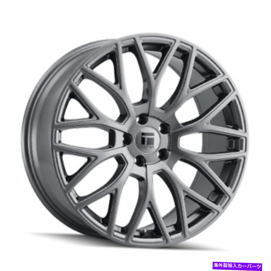 ホイール　４本セット 20x8.5 Touren TR76グラファイトホイール5x120（35mm）セット4 20x8.5 TOUREN TR76 Graphite Wheels 5x120 (35mm) Set of 4【並行輸入品】