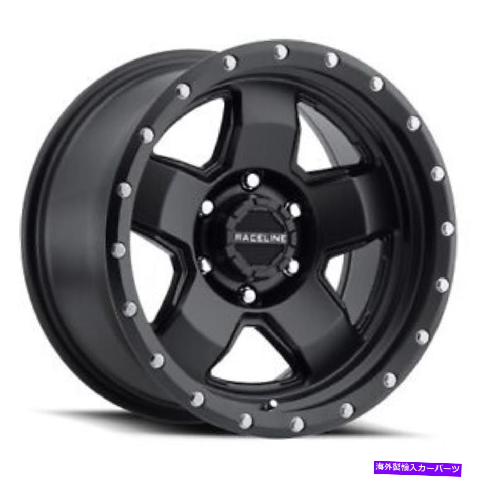 ホイール 4本セット 17x9 Raceline 937b Combat Satin Black Wheels 6x5.5(-12mm)4のセット 17x9 Raceline 937B Combat Satin Black Wheels 6x5.5 (-12mm) Set of 4【並行輸入品】|Us Custom Parts Shop USDM