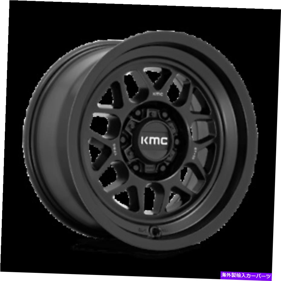 ホイール　４本セット 18x8.5 kmc km725テラサテンブラックホイール6x135（0mm）セット4 18x8.5 KMC KM725 Terra Satin Black Wheels 6x135 (0mm) Set of 4【並行輸入品】｜Us Custom Parts Shop USDM