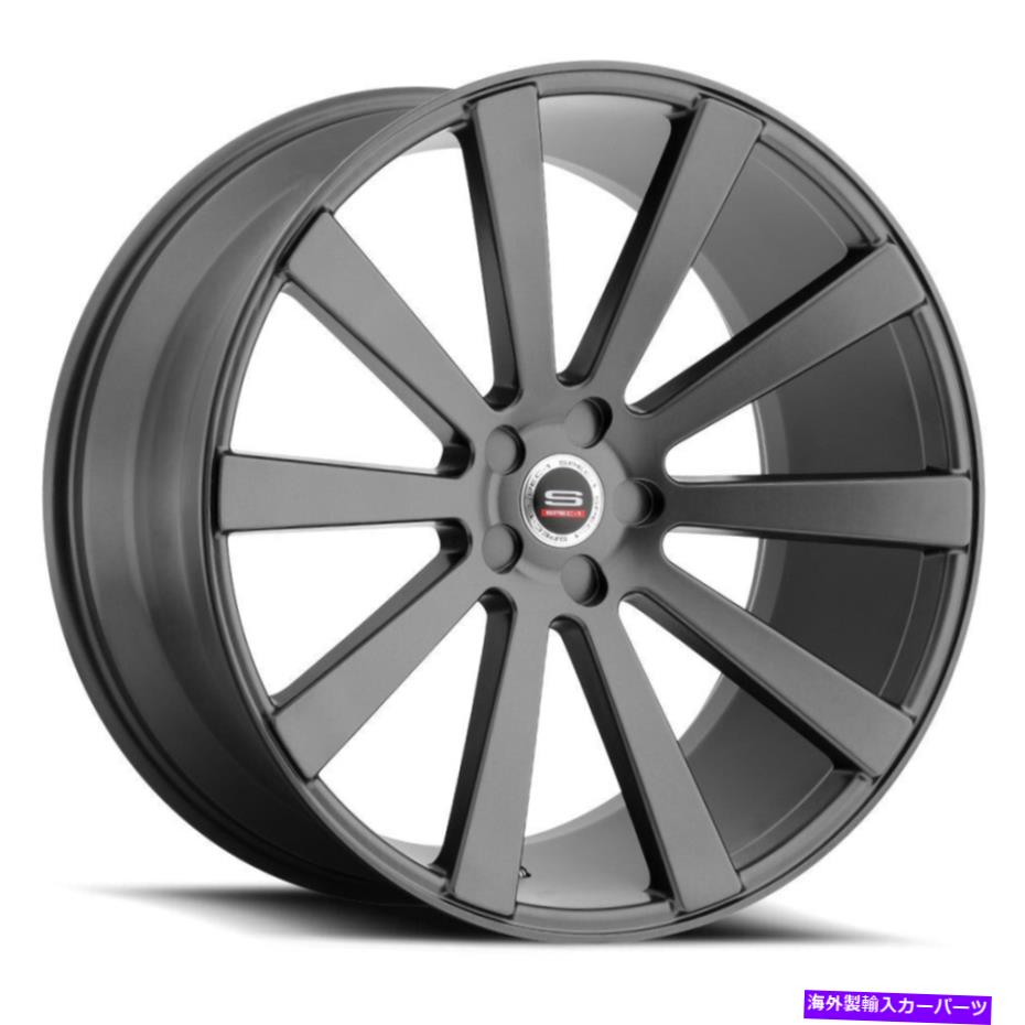 ホイール　４本セット 20x9 SPEC-1 SPL-002チタンホイールブランク（32mm）4のセット 20x9 Spec-1 SPL-002 Titanium Wheels Blank (32mm) Set of 4【並行輸入品】
