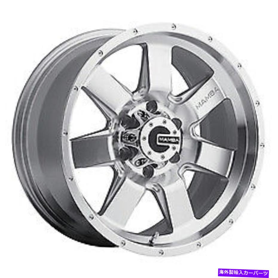 ホイール 4本セット 18x9マンバ586S M14シルバー機械加工ホイール6x5.5(12mm)セット4 18x9 Mamba 586S M14 Silver Machined Wheels 6x5.5 (12mm) Set of 4【並行輸入品】|Us Custom Parts Shop USDM