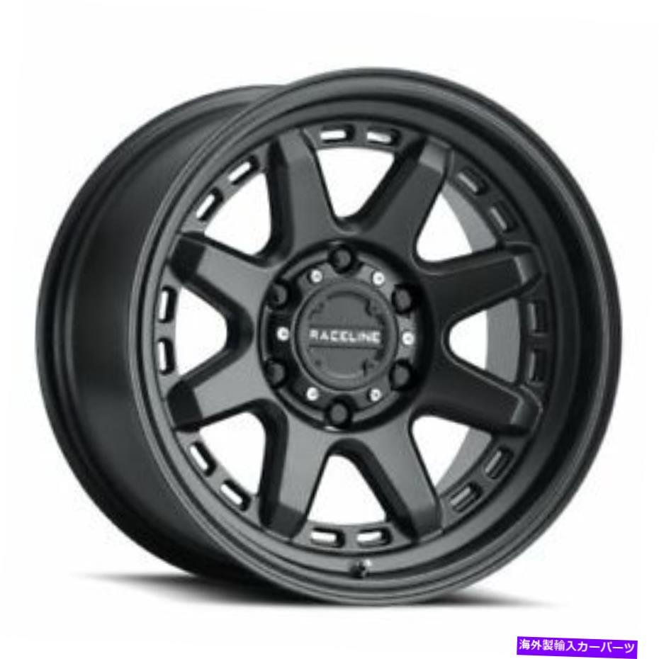 ホイール　４本セット 17x8.5 Raceline 947bスカウトサテンブラックホイール5x5.5（18mm）セット4 17x8.5 Raceline 947B Scout Satin Black Wheels 5x5.5 (18mm) Set of 4【並行輸入品】
