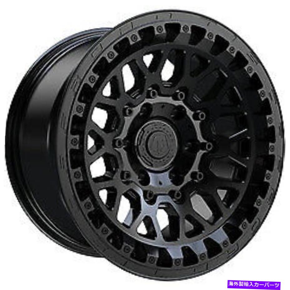 ホイール　４本セット 17x9 TIS 555SBサテンブラックホイール6x135（-12mm）セット4 17x9 TIS 555SB Satin Black Wheels 6x135 (-12mm) Set of 4【並行輸入品】