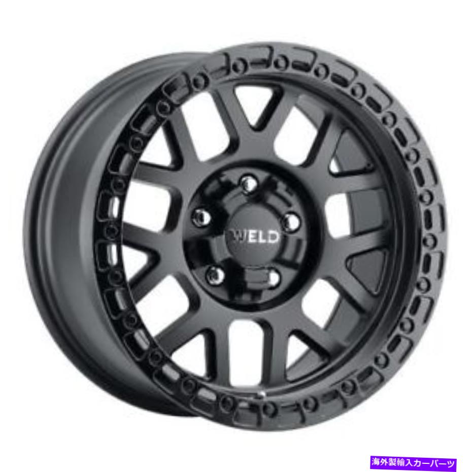 ホイール　４本セット 20x9溶接オフロードW104シンチブラックグロスリングホイール5x5.5/5x150（0mm）セット4 20x9 WELD Off-Road W104 Cinch Black Gloss Ring Wheels 5x5.5/5x150 (0mm) Set of 4【並行輸入品】