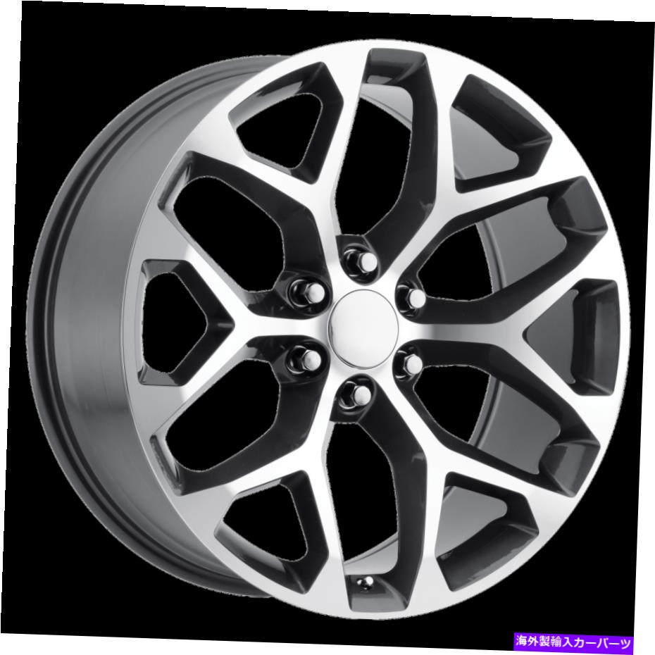 ホイール　４本セット 22x9 OE Creations PR176ガンメタル機械加工ホイール6x5.5（24mm）セット4 22x9 OE Creations PR176 Gunmetal Machined Wheels 6x5.5 (24mm) Set of 4【並行輸入品】