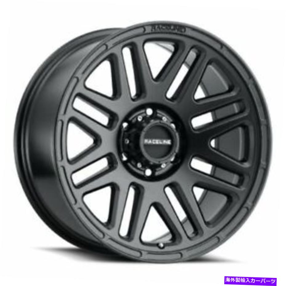 ホイール　４本セット 17x9 Raceline 944b Outlander Satin BlackWheels 5x5.5（-12mm）セット4 17x9 Raceline 944B Outlander Satin Black Wheels 5x5.5 (-12mm) Set of 4【並行輸入品】