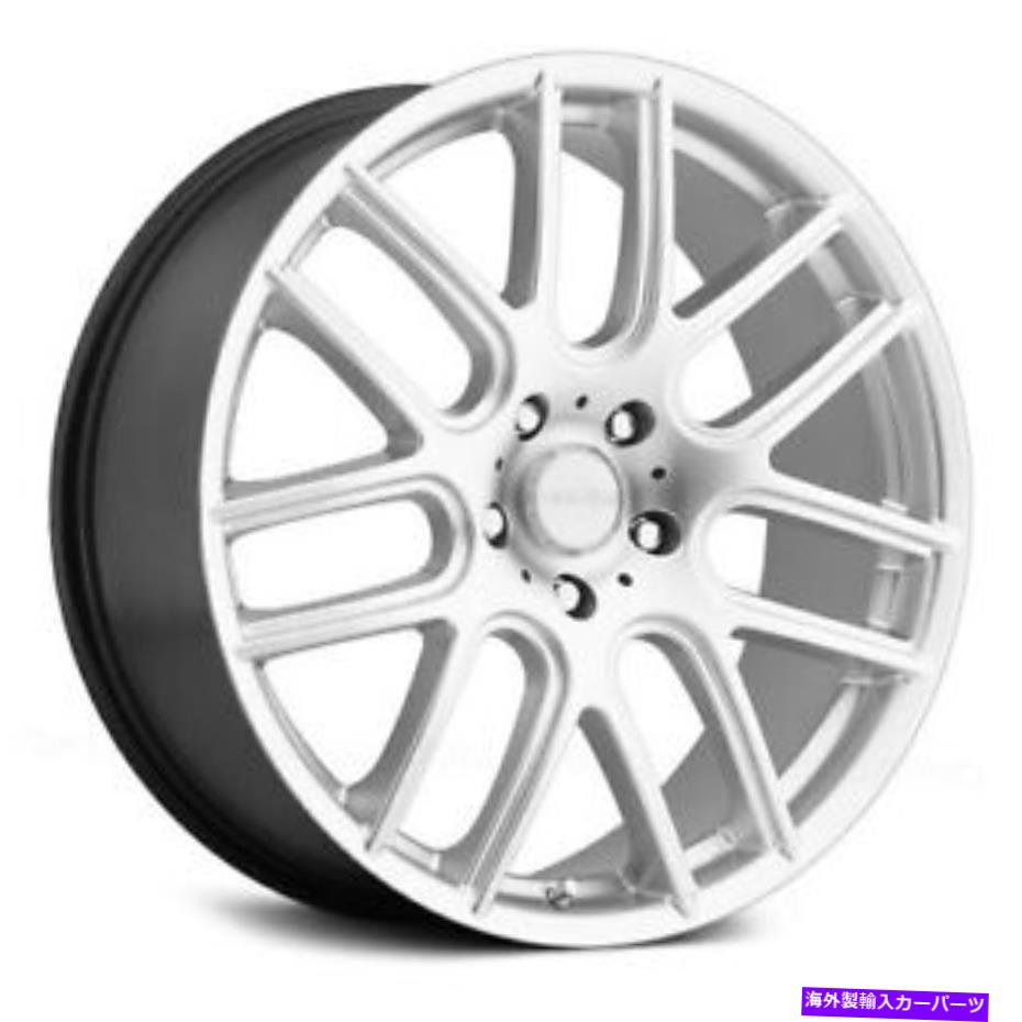ホイール 4本セット 20x8.5ビジョン426hクロスハイパーシルバーホイール5x115(20mm)セット4 20x8.5 Vision 426H Cross Hyper Silver Wheels 5x115 (20mm) Set of 4【並行輸入品】|Us Custom Parts Shop USDM