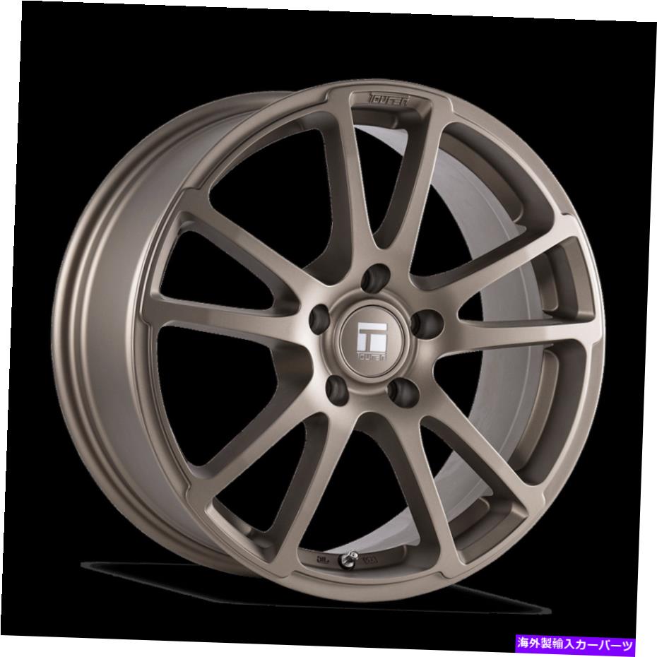 ホイール　４本セット 20x10 Touren TF03マットブロンズホイール5x4.5（40mm）セット4のセット 20x10 TOUREN TF03 Matte Bronze Wheels 5x4.5 (40mm) Set of 4【並行輸入品】