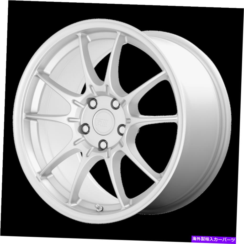 ホイール　４本セット 18x9.5 motegi mr152 ss5ハイパーシルバーホイール5x4.5（40mm）セット4 18x9.5 Motegi MR152 SS5 Hyper Silver Wheel 5x4.5 (40mm) Set of 4【並行輸入品】
