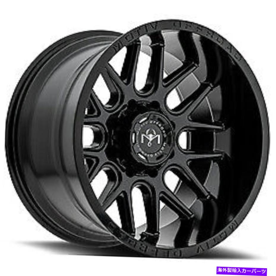 ホイール　４本セット 20x10 Motiv Off Road423Bマグナスグロスブラックホイール5x5.5（-25mm）セット4 20x10 Motiv Off Road 423B Magnus Gloss Black Wheels 5x5.5 (-25mm) Set of 4【並行輸入品】｜Us Custom Parts Shop USDM